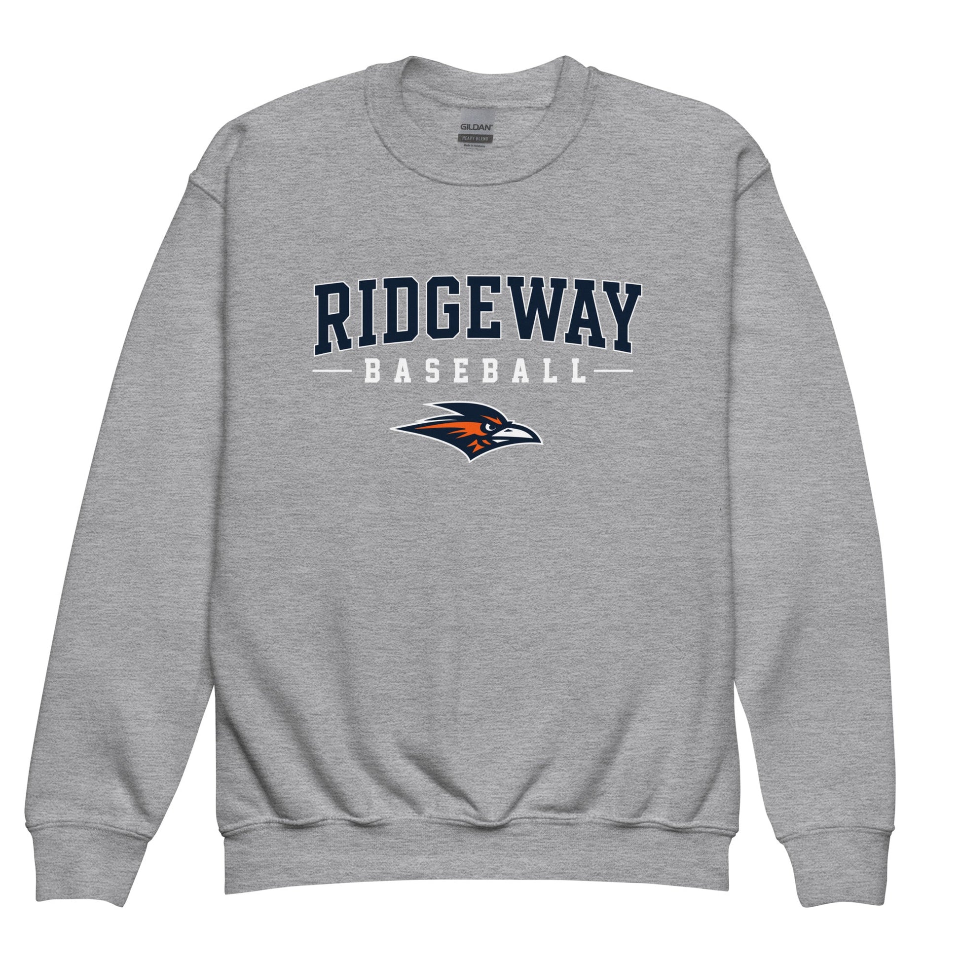Classic | Youth Sweatshirt | Ridgeway High School Baseball | Modern Script Logo