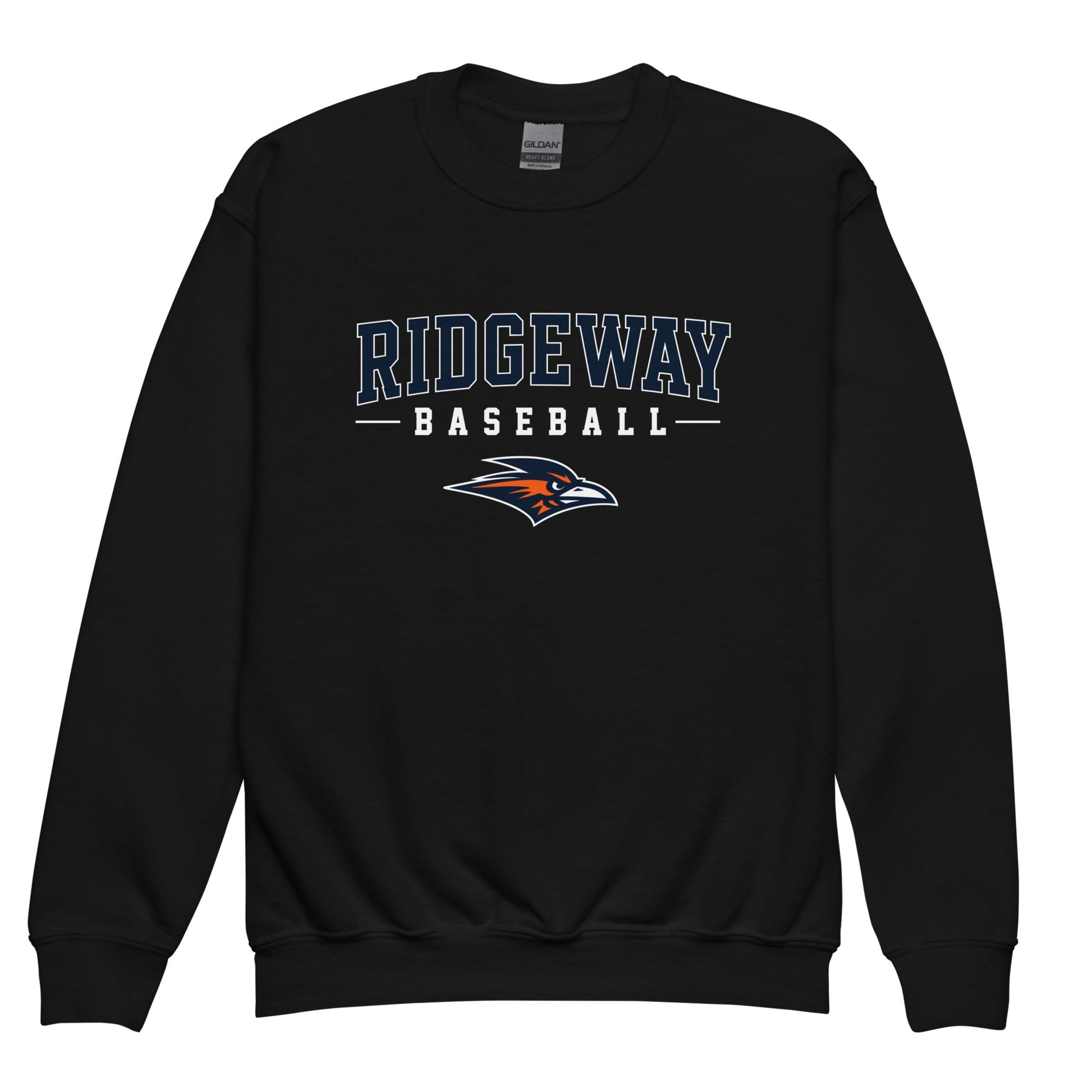 Classic | Youth Sweatshirt | Ridgeway High School Baseball | Modern Script Logo