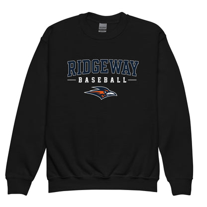 Classic | Youth Sweatshirt | Ridgeway High School Baseball | Modern Script Logo