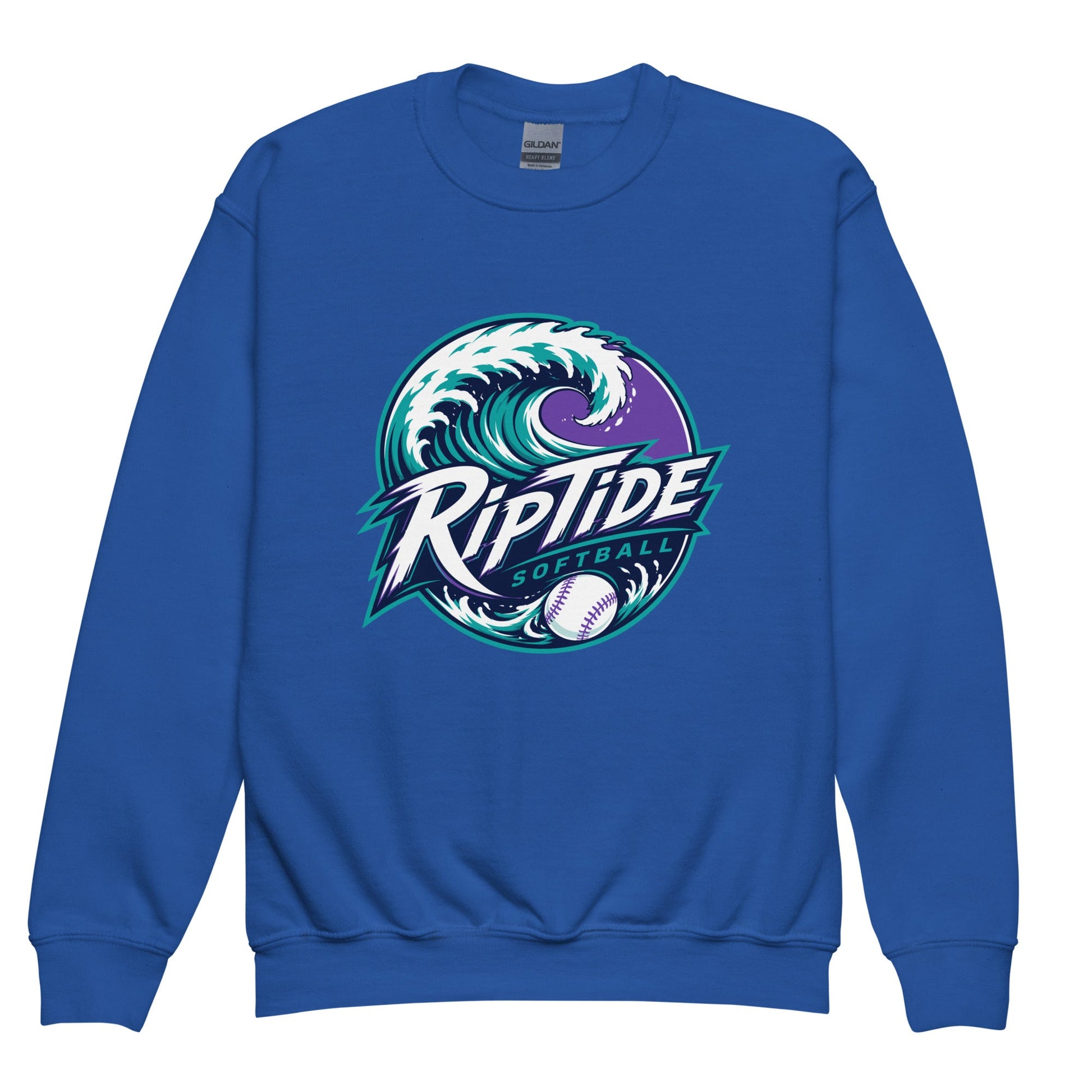 Classic | Youth Sweatshirt | RipTide Softball | Emblem Logo