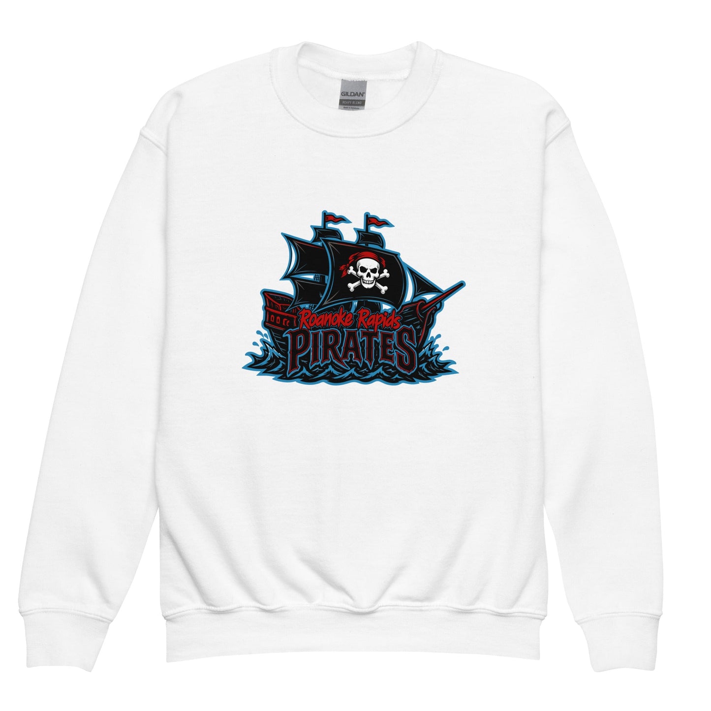 Classic | Youth Sweatshirt | Roanoke Rapids Pirates | Black Sail Battlers Logo