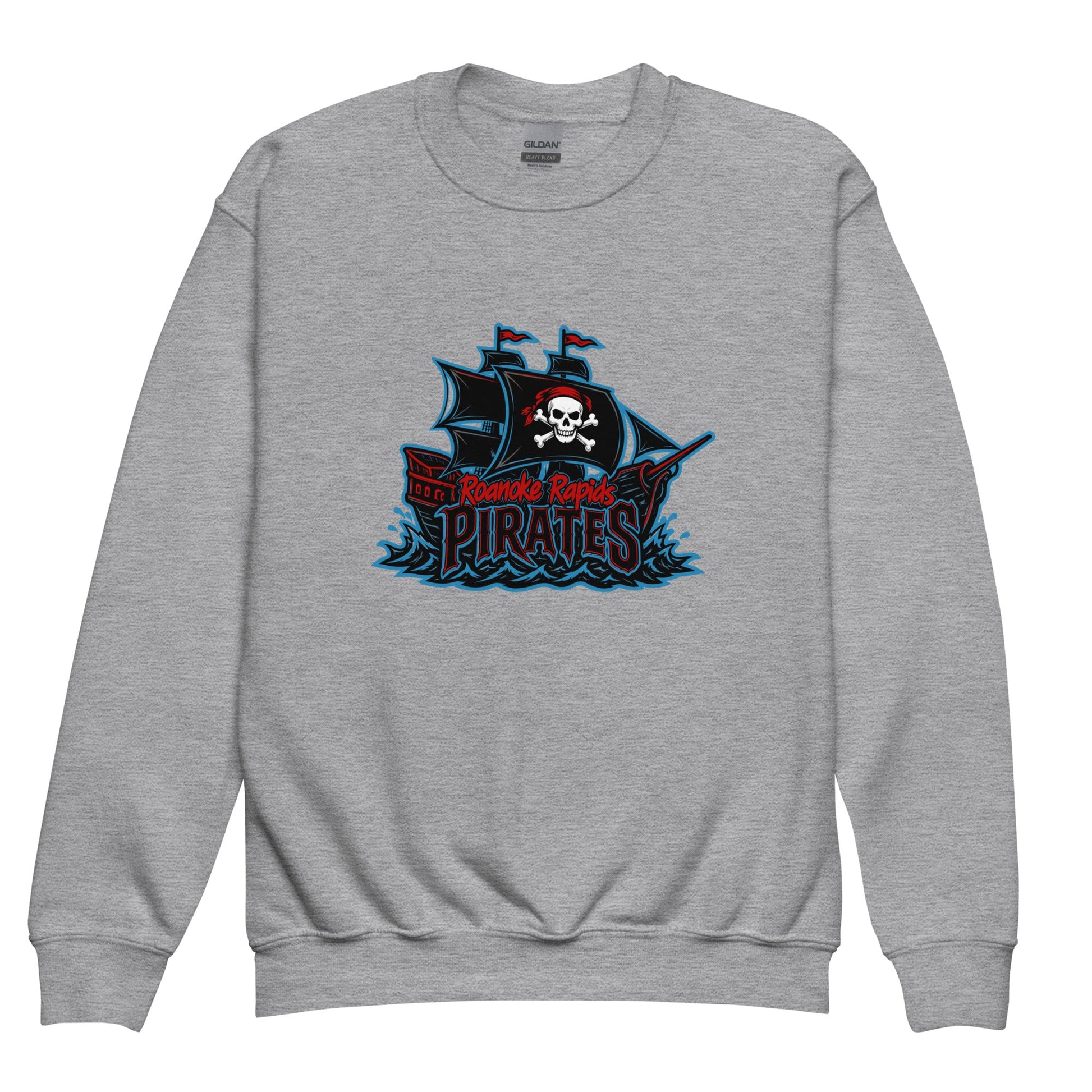 Classic | Youth Sweatshirt | Roanoke Rapids Pirates | Black Sail Battlers Logo