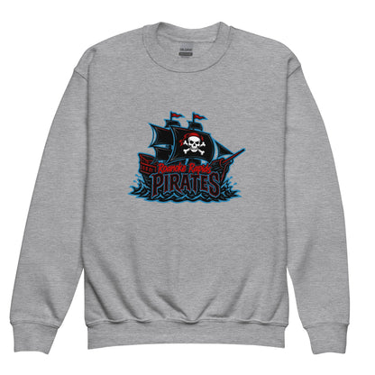 Classic | Youth Sweatshirt | Roanoke Rapids Pirates | Black Sail Battlers Logo