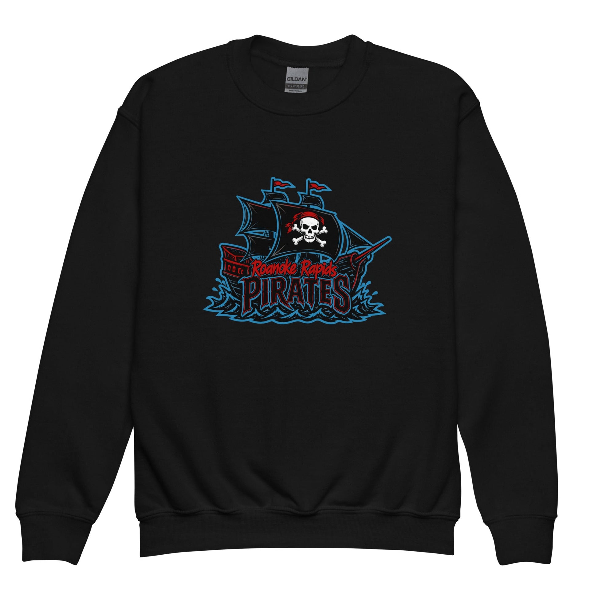 Classic | Youth Sweatshirt | Roanoke Rapids Pirates | Black Sail Battlers Logo
