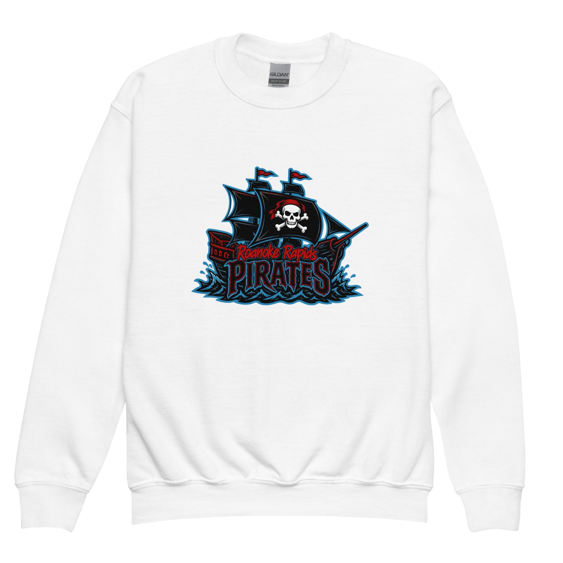 Classic | Youth Sweatshirt | Roanoke Rapids Pirates | Black Sail Battlers Logo
