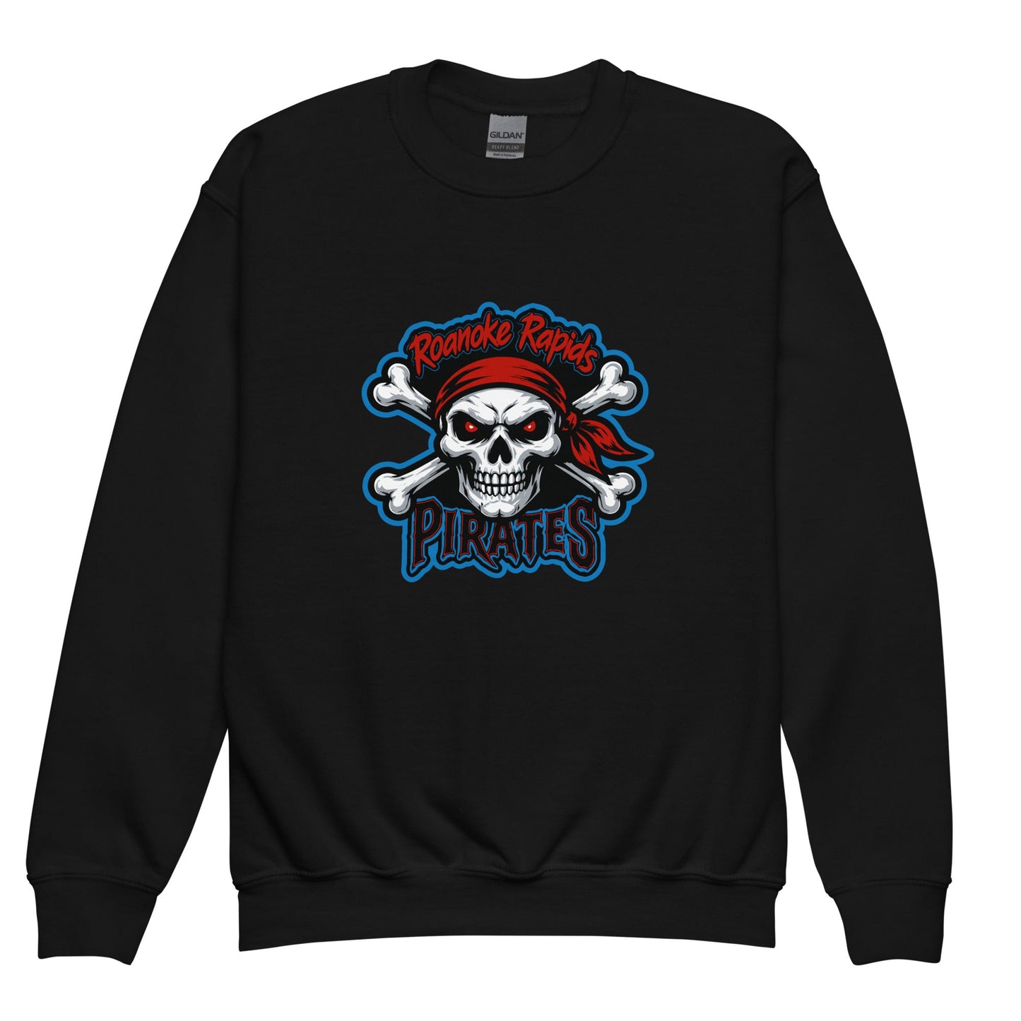 Classic | Youth Sweatshirt | Roanoke Rapids Pirates | River Raiders Logo