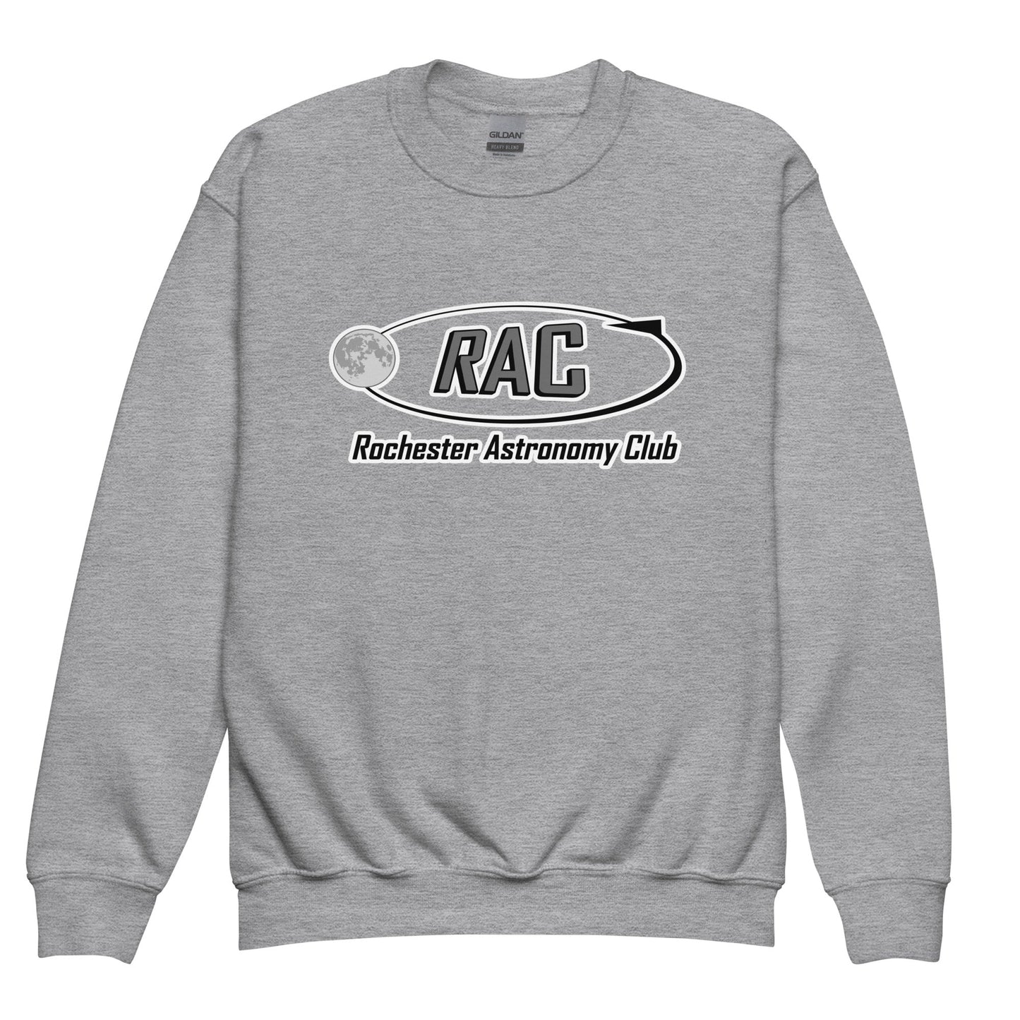 Classic | Youth Sweatshirt | Rochester Astronomy Club | Orbit Logo