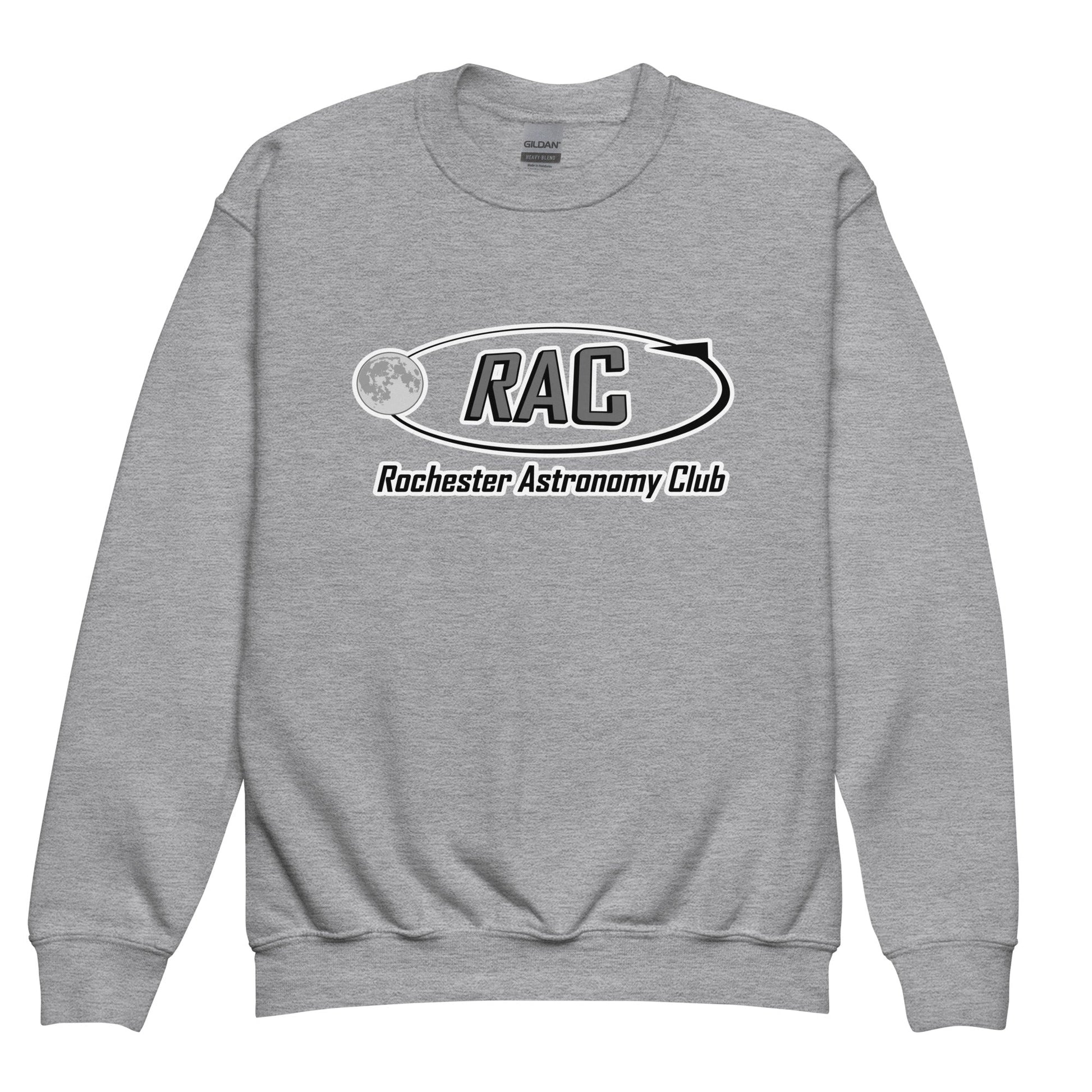 Classic | Youth Sweatshirt | Rochester Astronomy Club | Orbit Logo