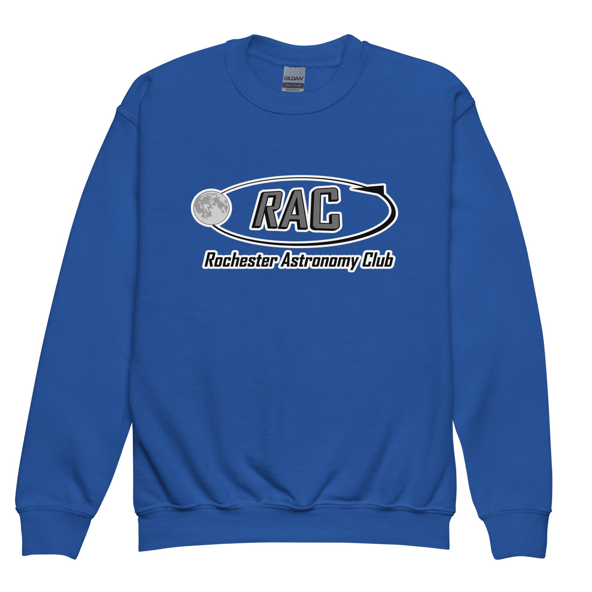 Classic | Youth Sweatshirt | Rochester Astronomy Club | Orbit Logo