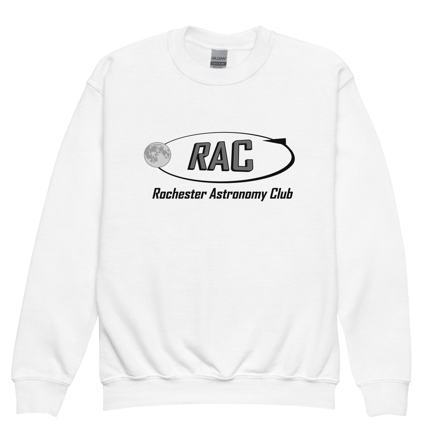 Classic | Youth Sweatshirt | Rochester Astronomy Club | Orbit Logo