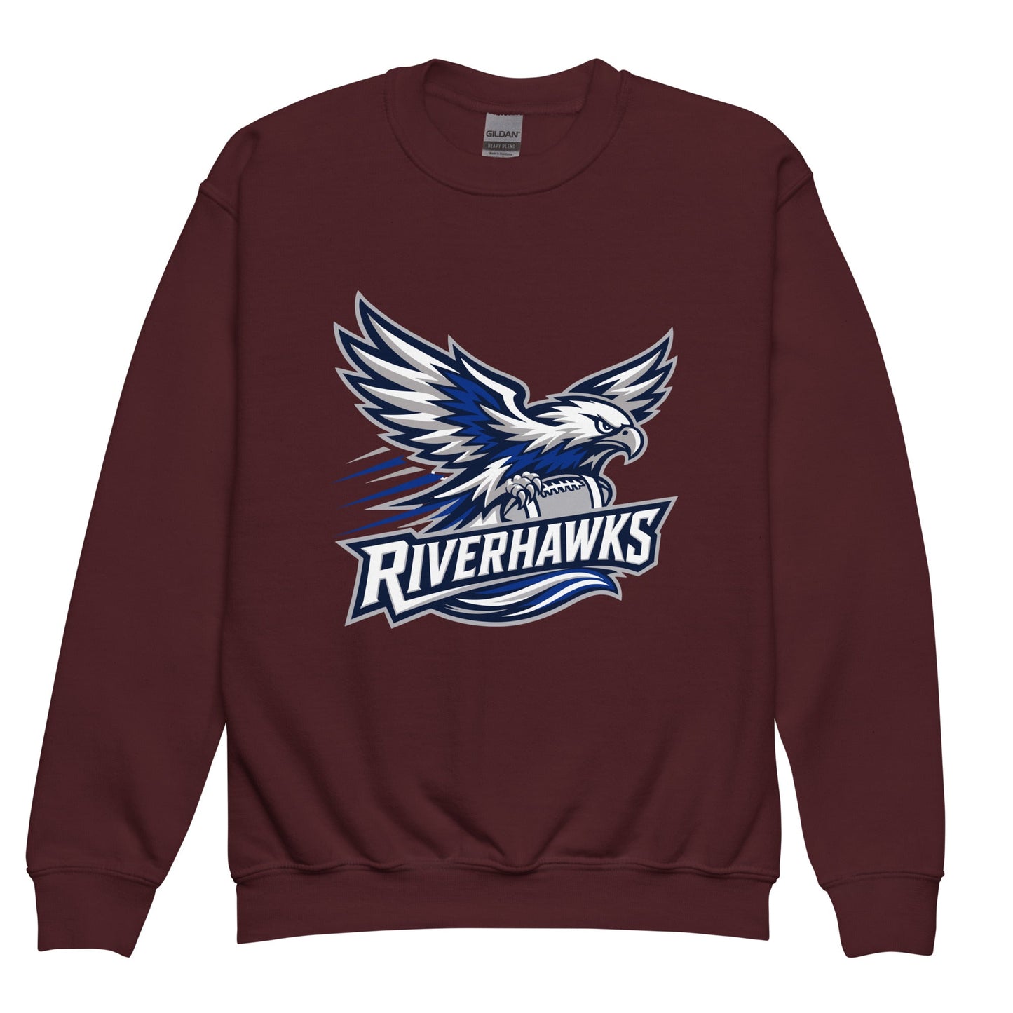 Classic | Youth Sweatshirt | Rochester Riverhawks | Crest Logo