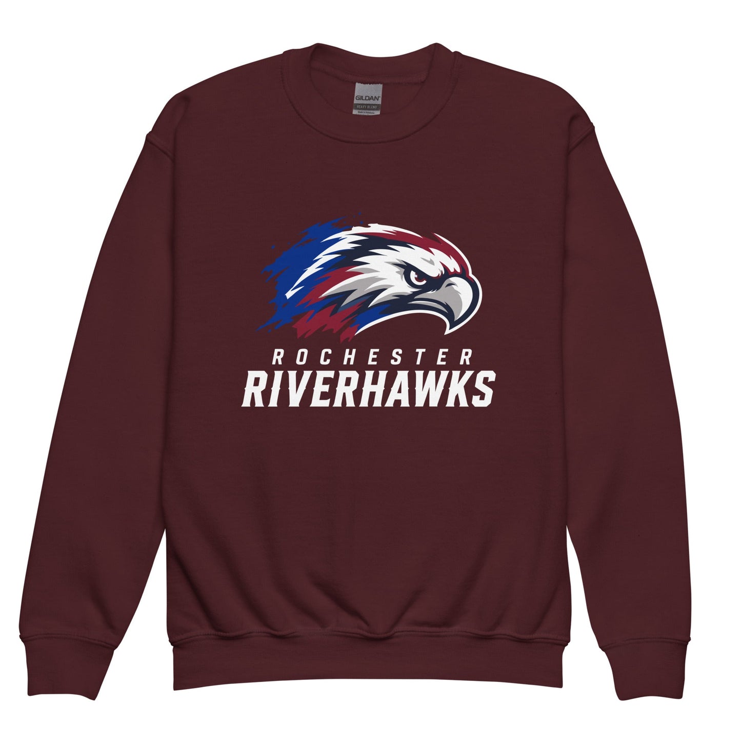 Classic | Youth Sweatshirt | Rochester Riverhawks | Emblem Logo