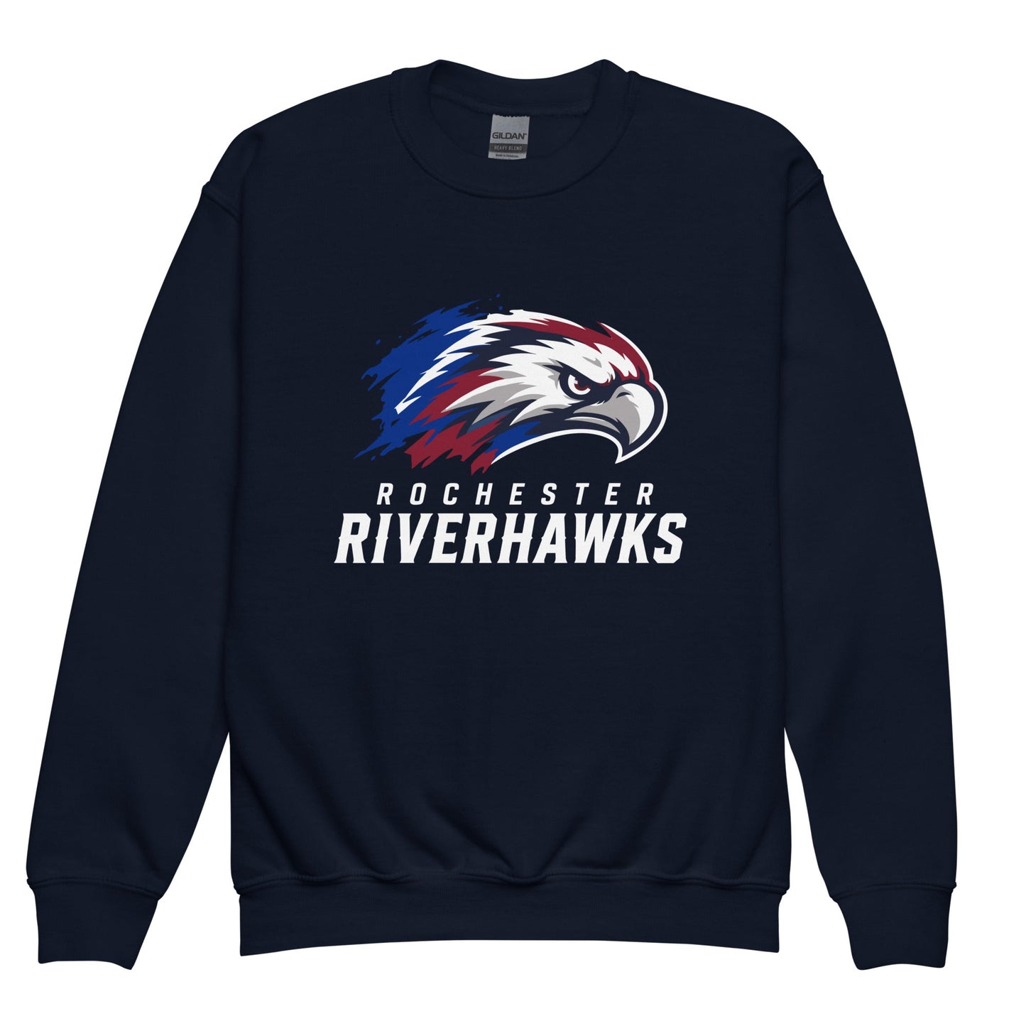 Classic | Youth Sweatshirt | Rochester Riverhawks | Emblem Logo