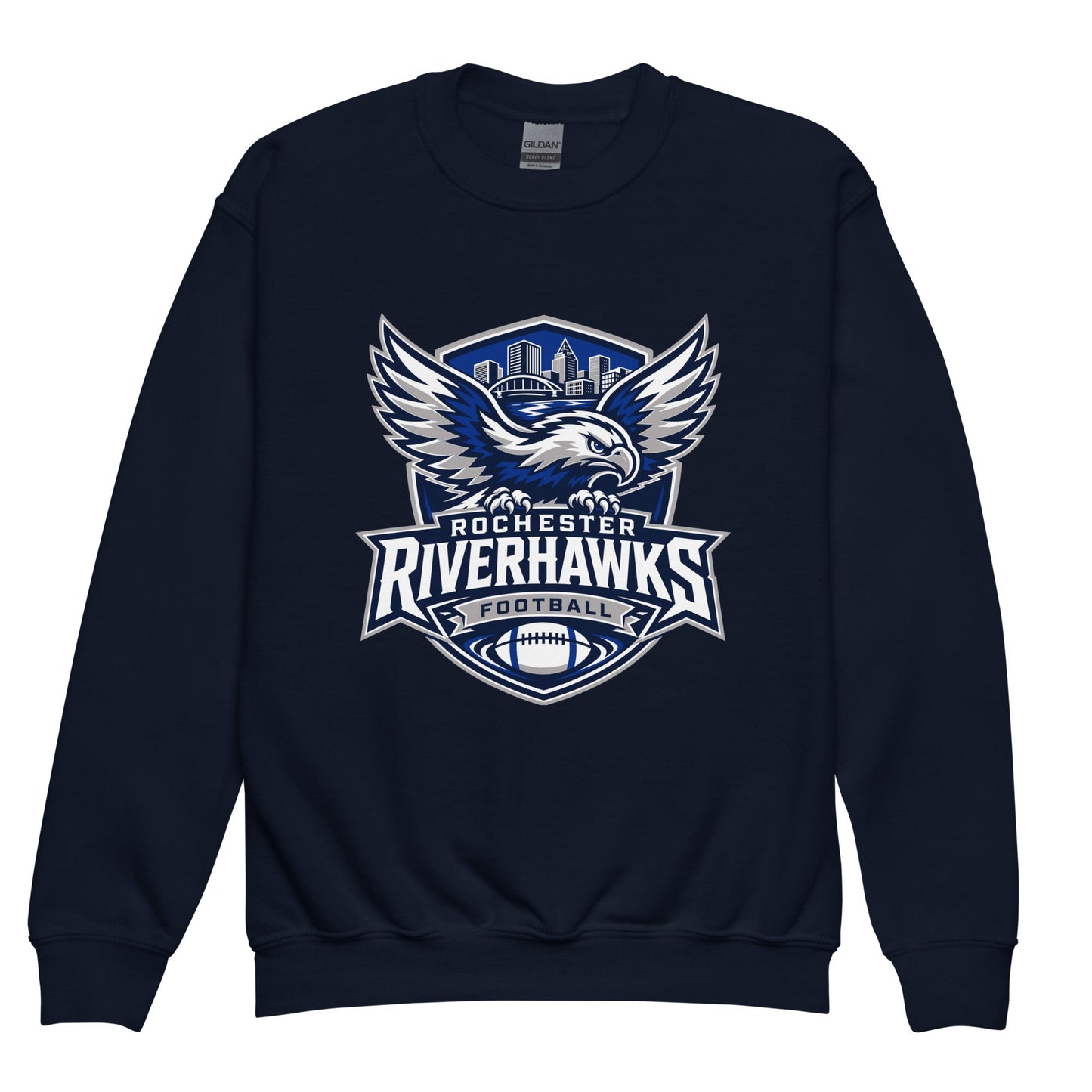 Classic | Youth Sweatshirt | Rochester Riverhawks | Shield Logo