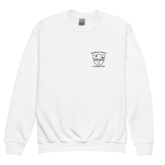 Classic | Youth Sweatshirt | Rodney Street CC Tennis | Alt Crest Logo