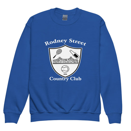 Classic | Youth Sweatshirt | Rodney Street CC Tennis | Crest Logo