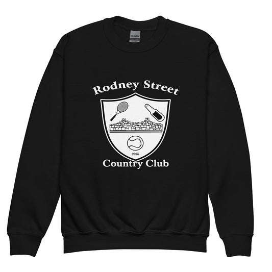 Classic | Youth Sweatshirt | Rodney Street CC Tennis | Crest Logo