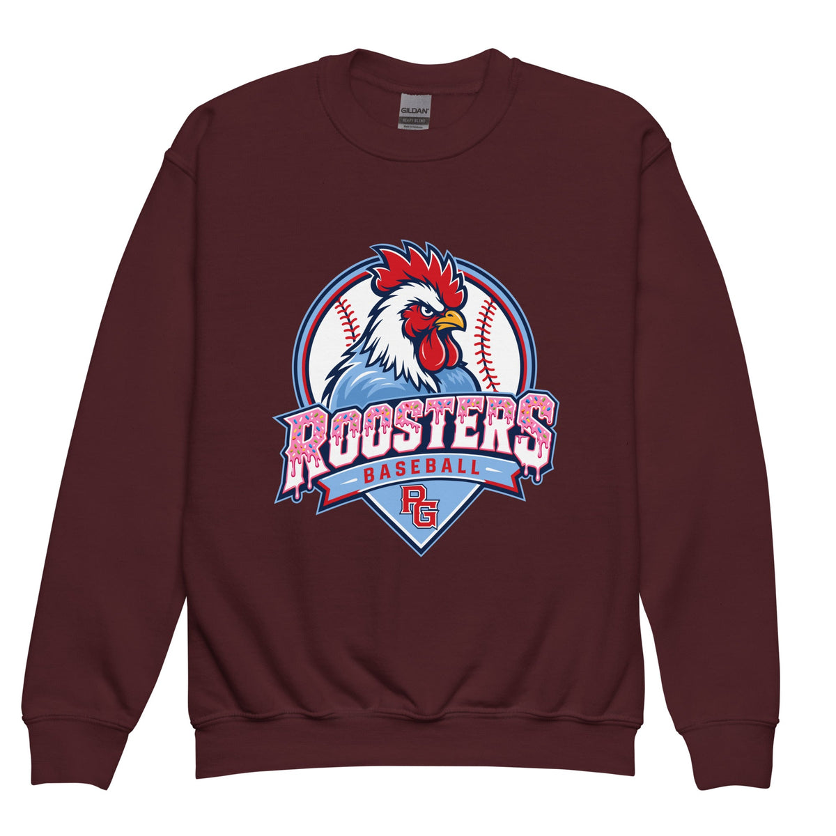 Classic | Youth Sweatshirt | Rooster Nation | Emblem Logo