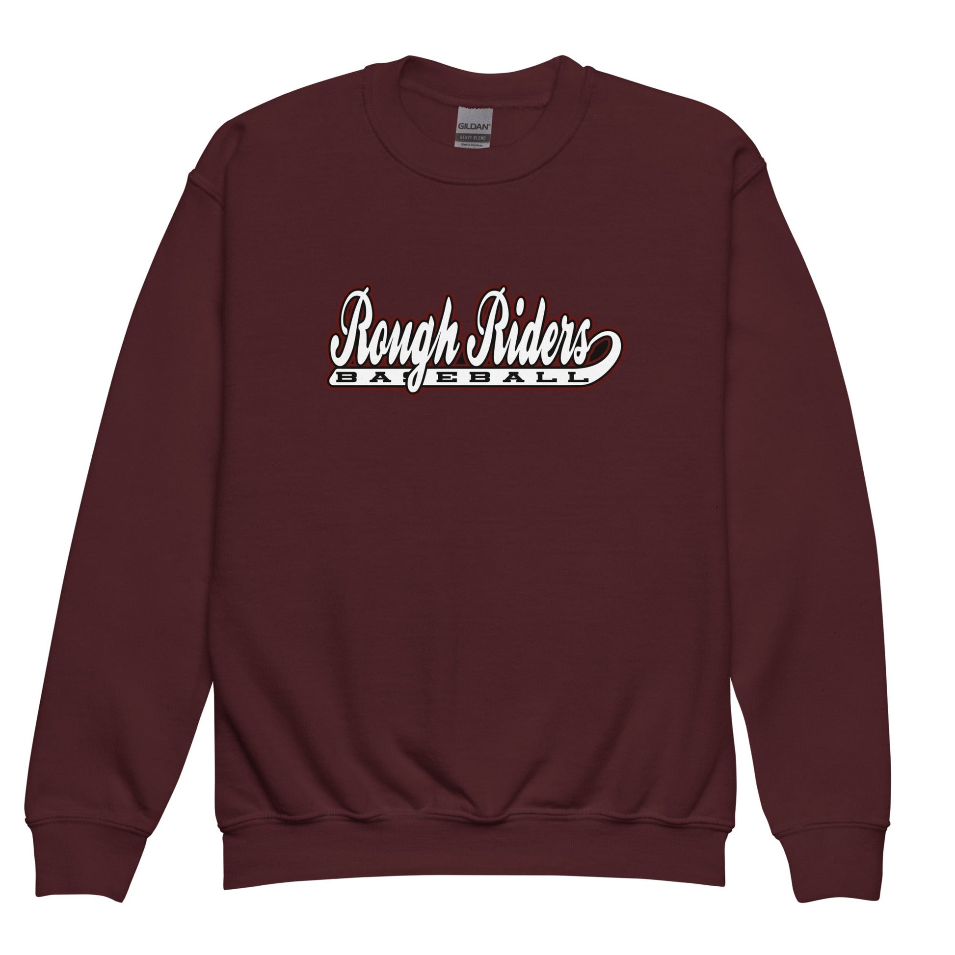 Classic | Youth Sweatshirt | Rough Riders | Baseball Script Logo