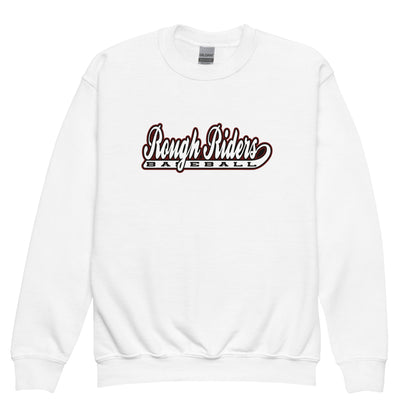 Classic | Youth Sweatshirt | Rough Riders | Baseball Script Logo