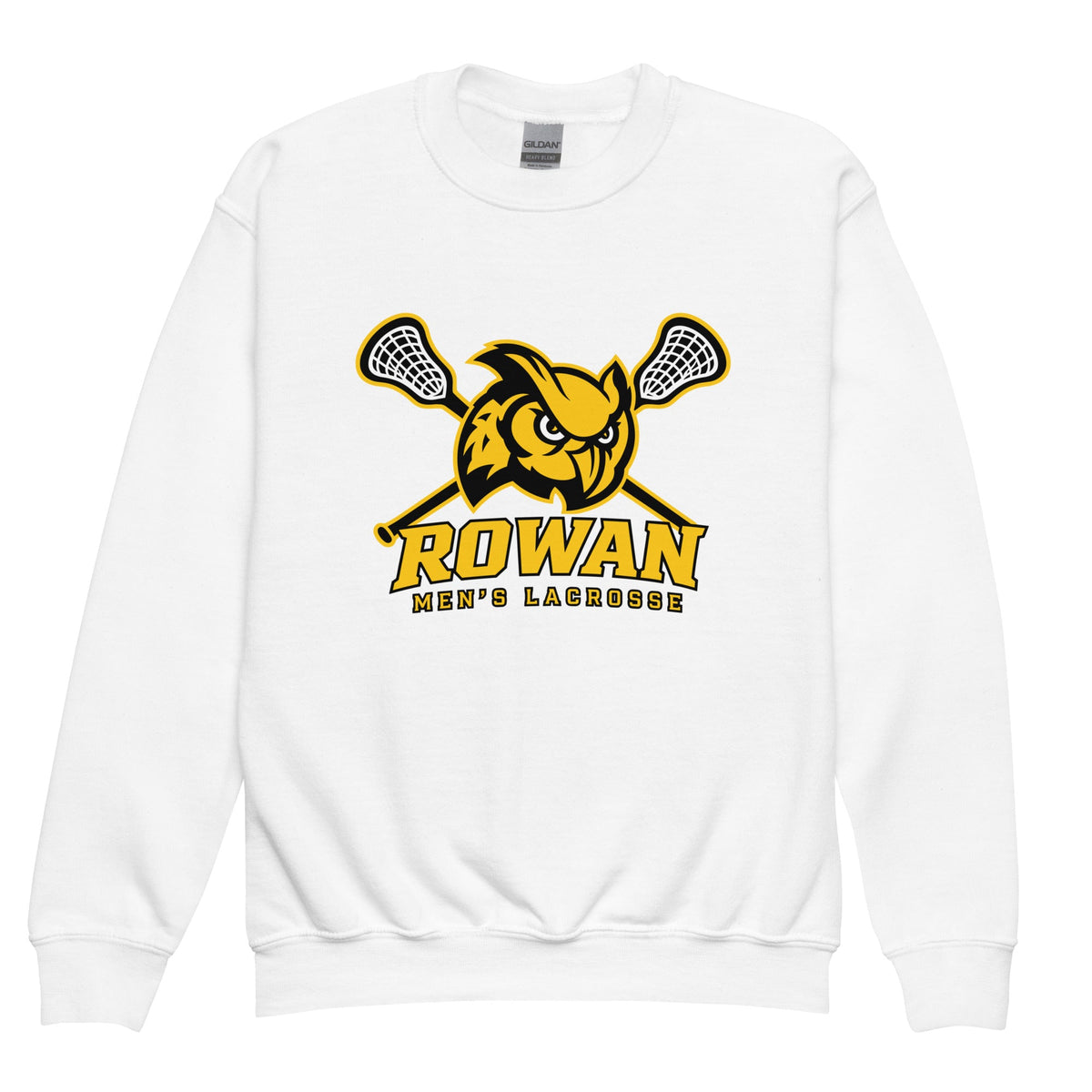Classic | Youth Sweatshirt | Rowan Men’s Lacrosse | Crest Logo