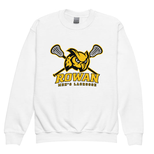 Classic | Youth Sweatshirt | Rowan Men’s Lacrosse | Crest Logo