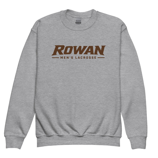 Classic | Youth Sweatshirt | Rowan Men’s Lacrosse | Modern Script Logo