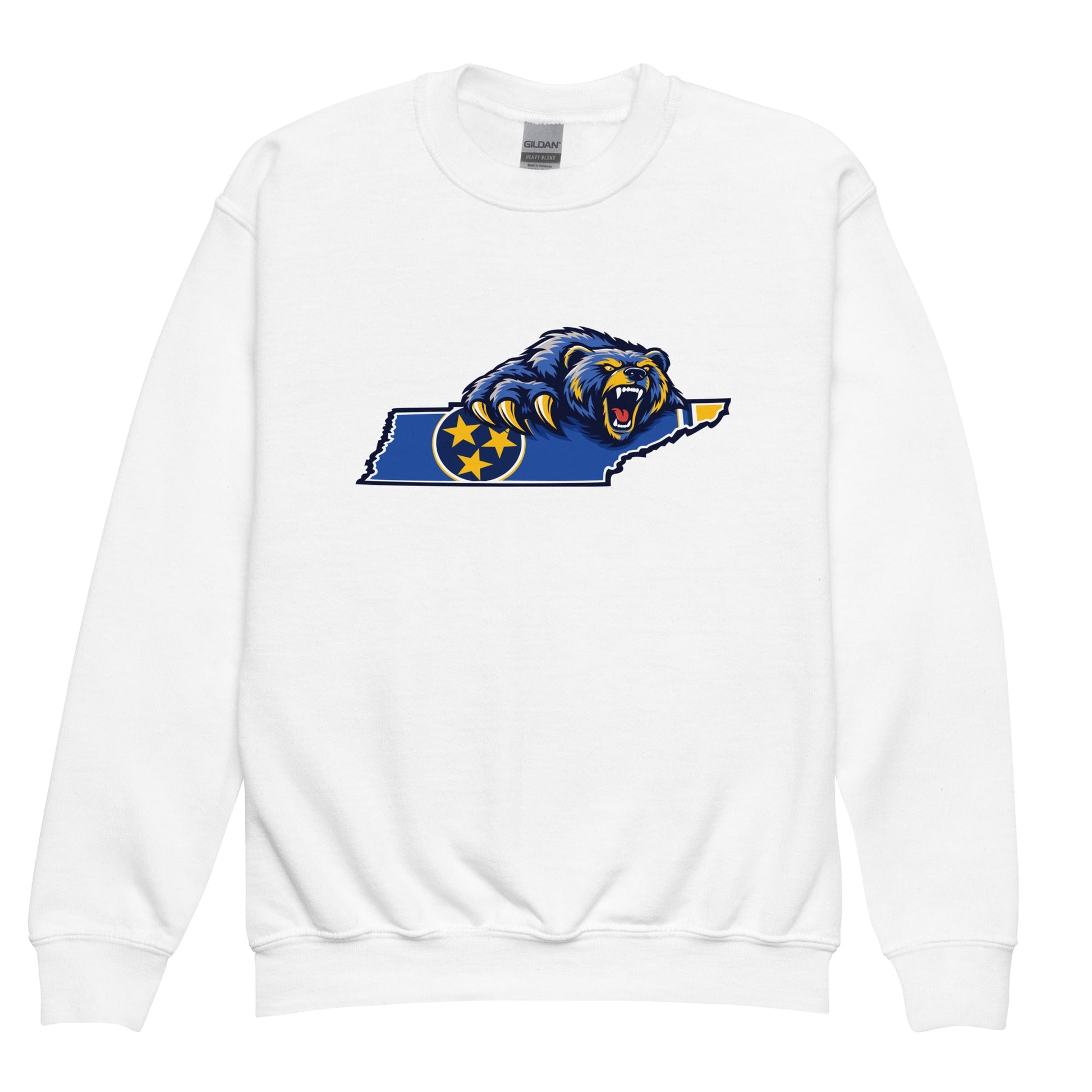 Classic | Youth Sweatshirt | Rutherford County Grizzlies Football | Tennessee Logo
