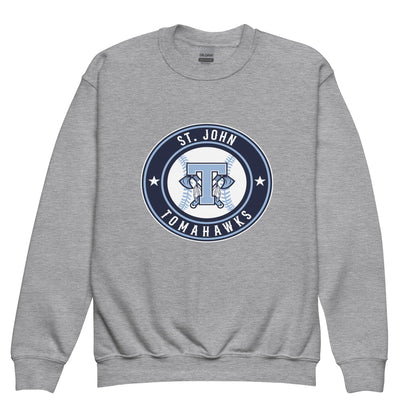 Classic | Youth Sweatshirt | Saint John Tomahawks | Badge Logo
