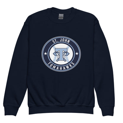 Classic | Youth Sweatshirt | Saint John Tomahawks | Badge Logo