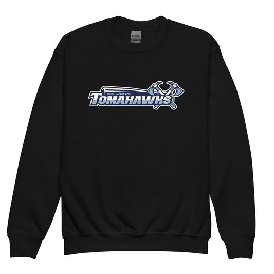 Classic | Youth Sweatshirt | Saint John Tomahawks | Script Logo