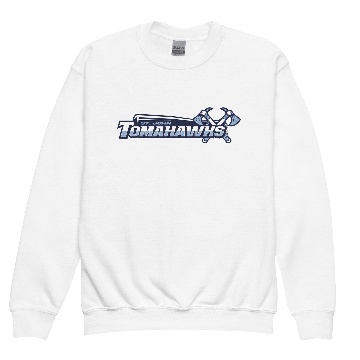 Classic | Youth Sweatshirt | Saint John Tomahawks | Script Logo