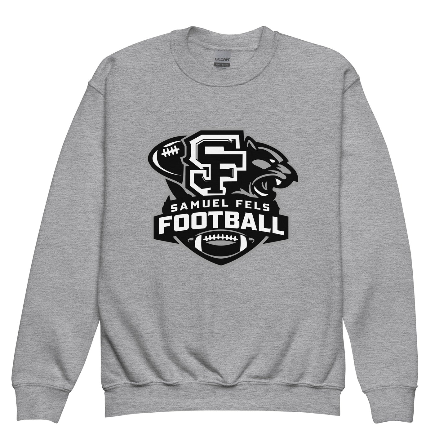 Classic | Youth Sweatshirt | Samuel Fels Football | Crest Logo