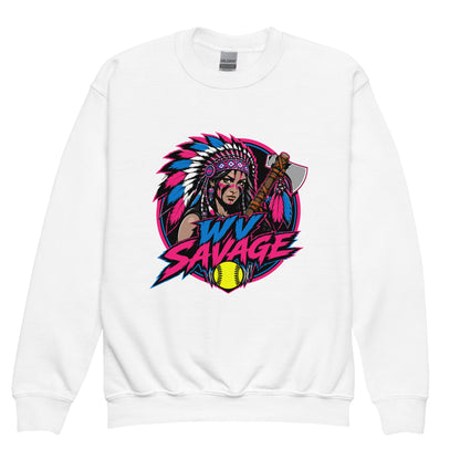 Classic | Youth Sweatshirt | Savage | Crest Logo