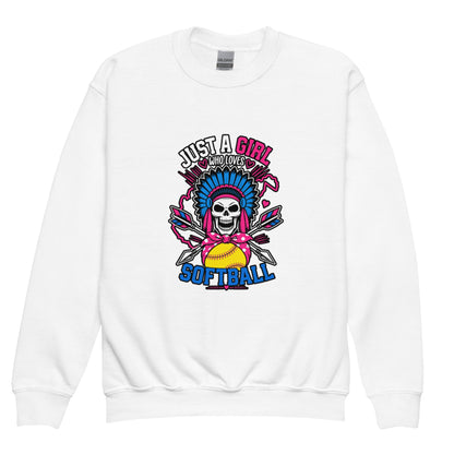 Classic | Youth Sweatshirt | Savage Softball | Athletics Logo