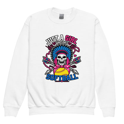 Classic | Youth Sweatshirt | Savage Softball | Athletics Logo