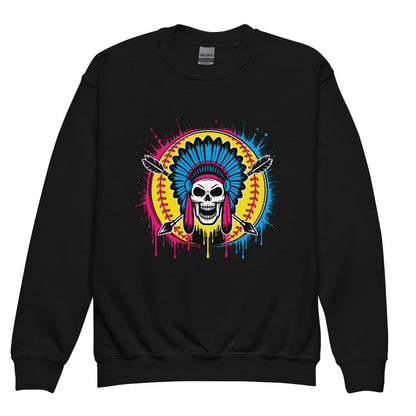 Classic | Youth Sweatshirt | Savage Softball | Emblem Logo