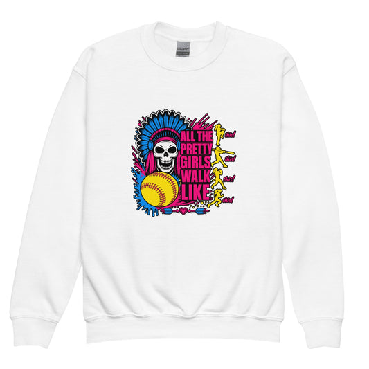 Classic | Youth Sweatshirt | Savage Softball | Varsity Vanguard Logo