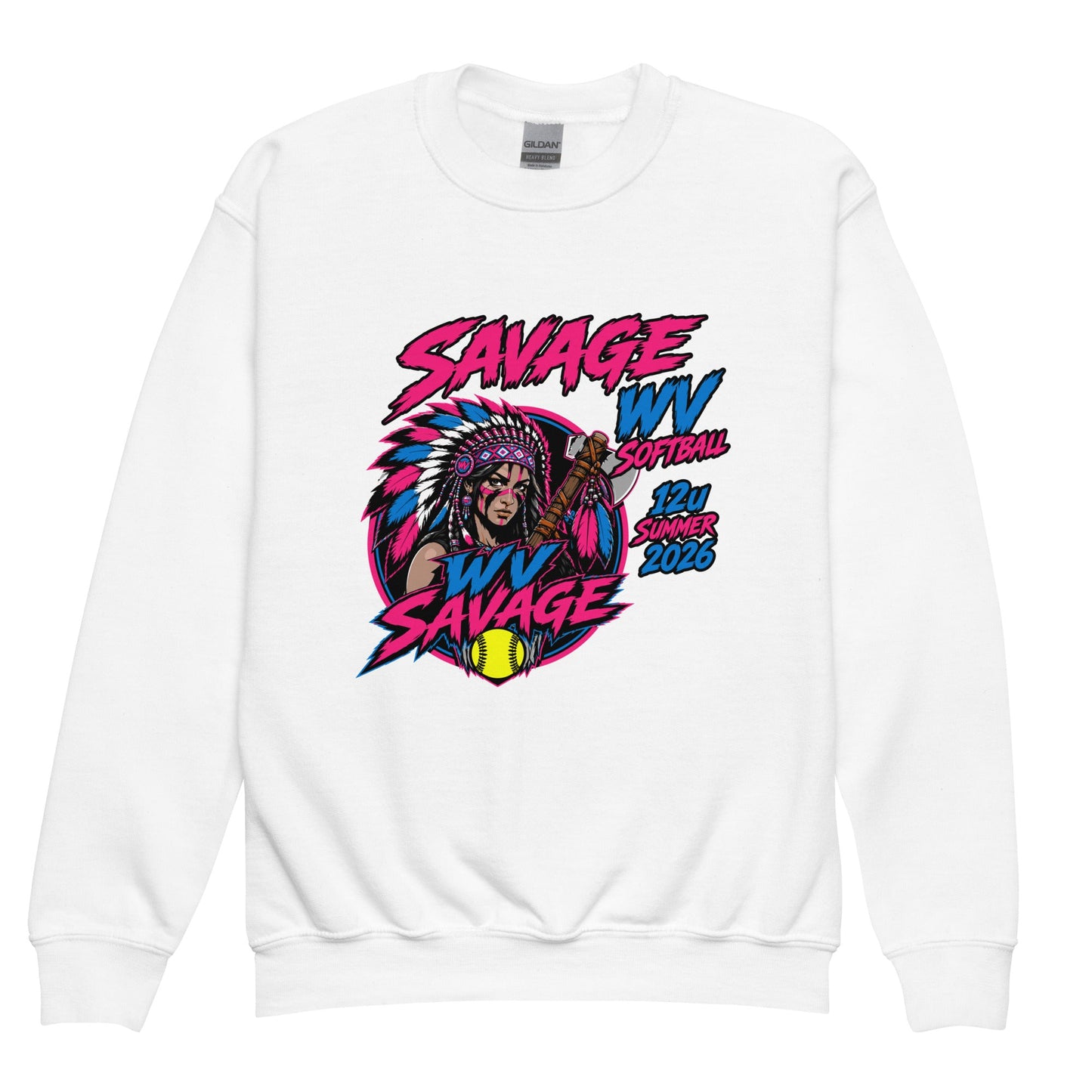 Classic | Youth Sweatshirt | Savage | Vanguard Logo