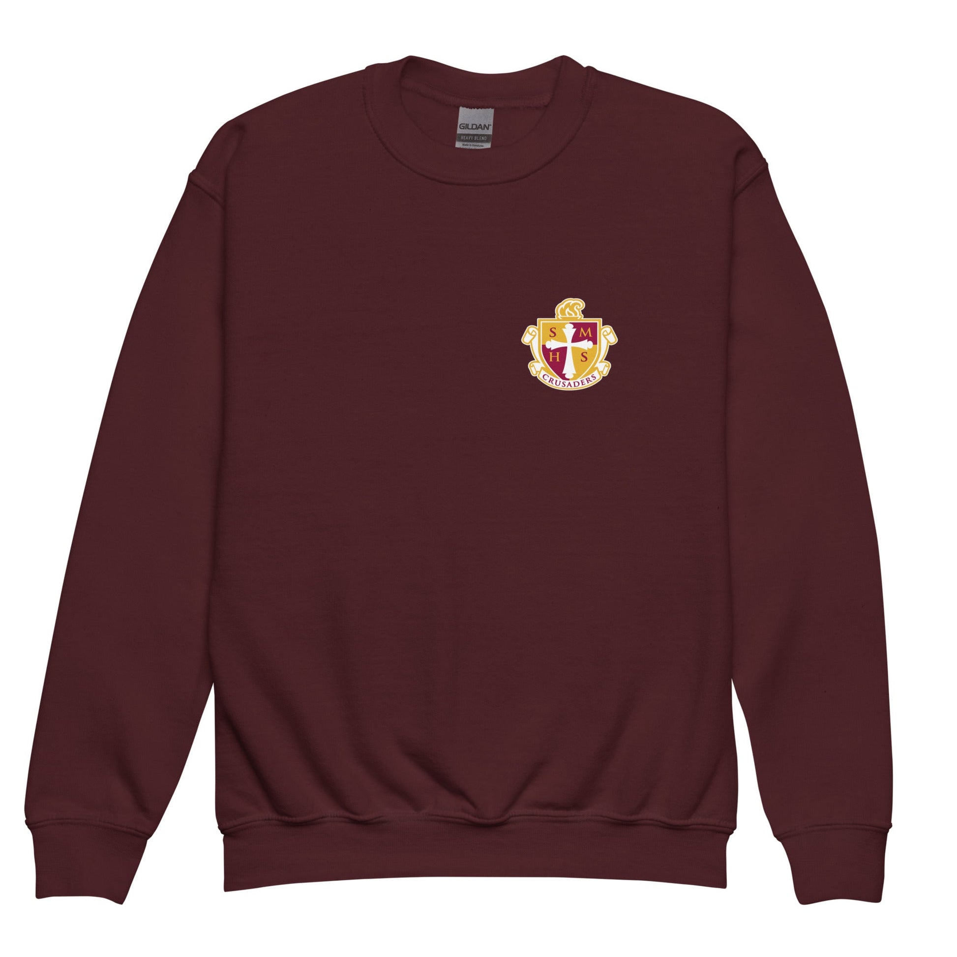 Classic | Youth Sweatshirt | Scecina High School Track and Field | Crest Logo