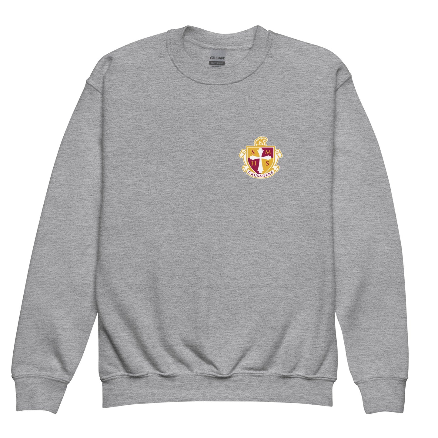Classic | Youth Sweatshirt | Scecina High School Track and Field | Crest Logo