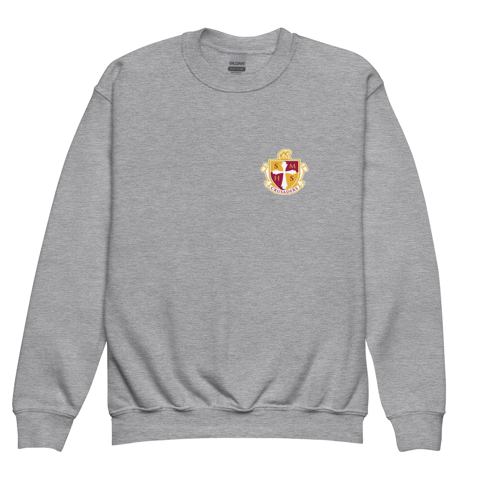 Classic | Youth Sweatshirt | Scecina High School Track and Field | Crest Logo