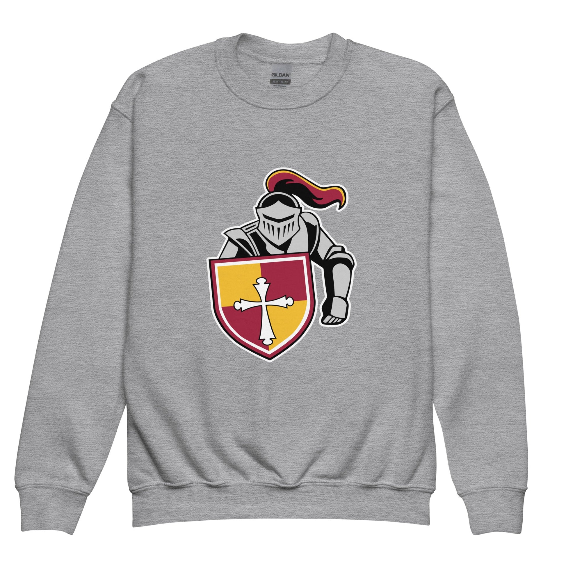 Classic | Youth Sweatshirt | Scecina High School Track and Field | Crusader Logo