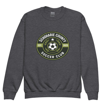 Classic | Youth Sweatshirt | Schoharie County Soccer Club | Badge Logo