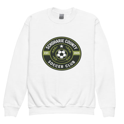 Classic | Youth Sweatshirt | Schoharie County Soccer Club | Badge Logo