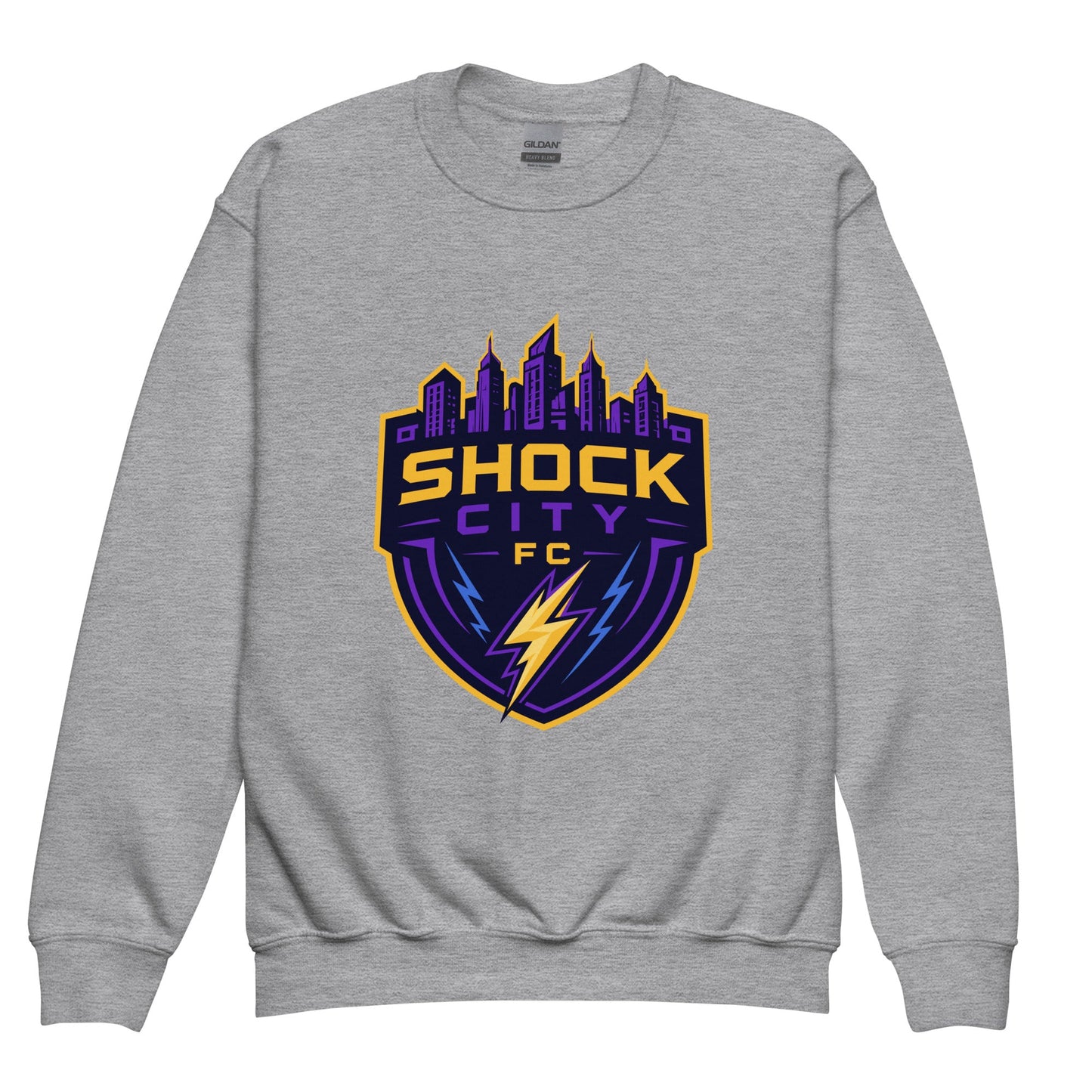 Classic | Youth Sweatshirt | Shock City FC | Crest Logo