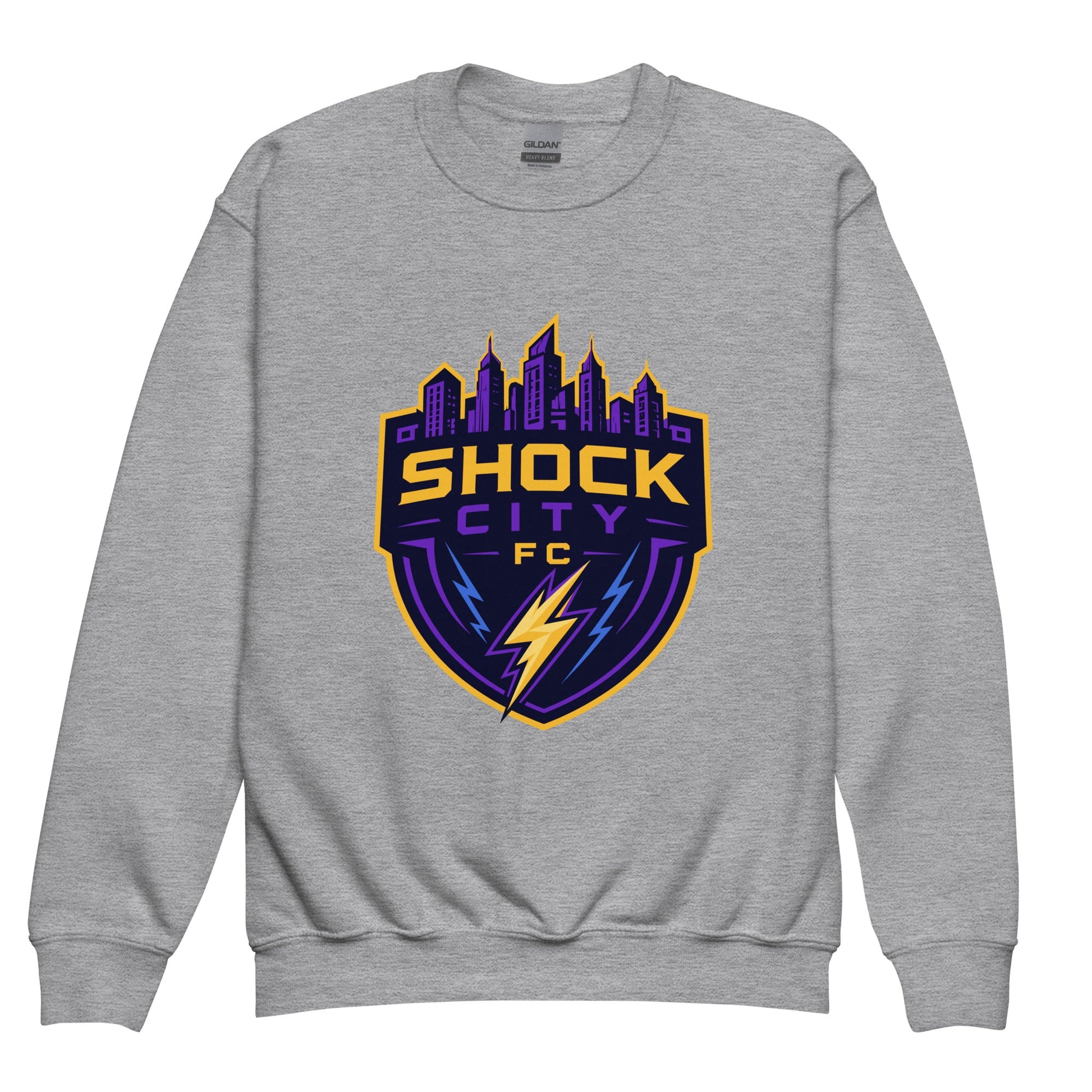 Classic | Youth Sweatshirt | Shock City FC | Crest Logo