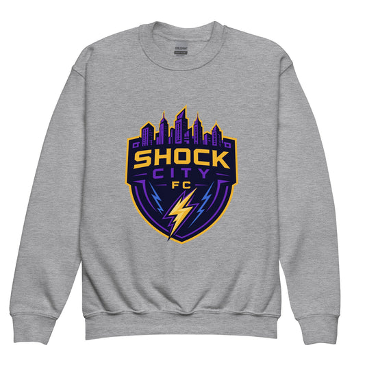 Classic | Youth Sweatshirt | Shock City FC | Crest Logo