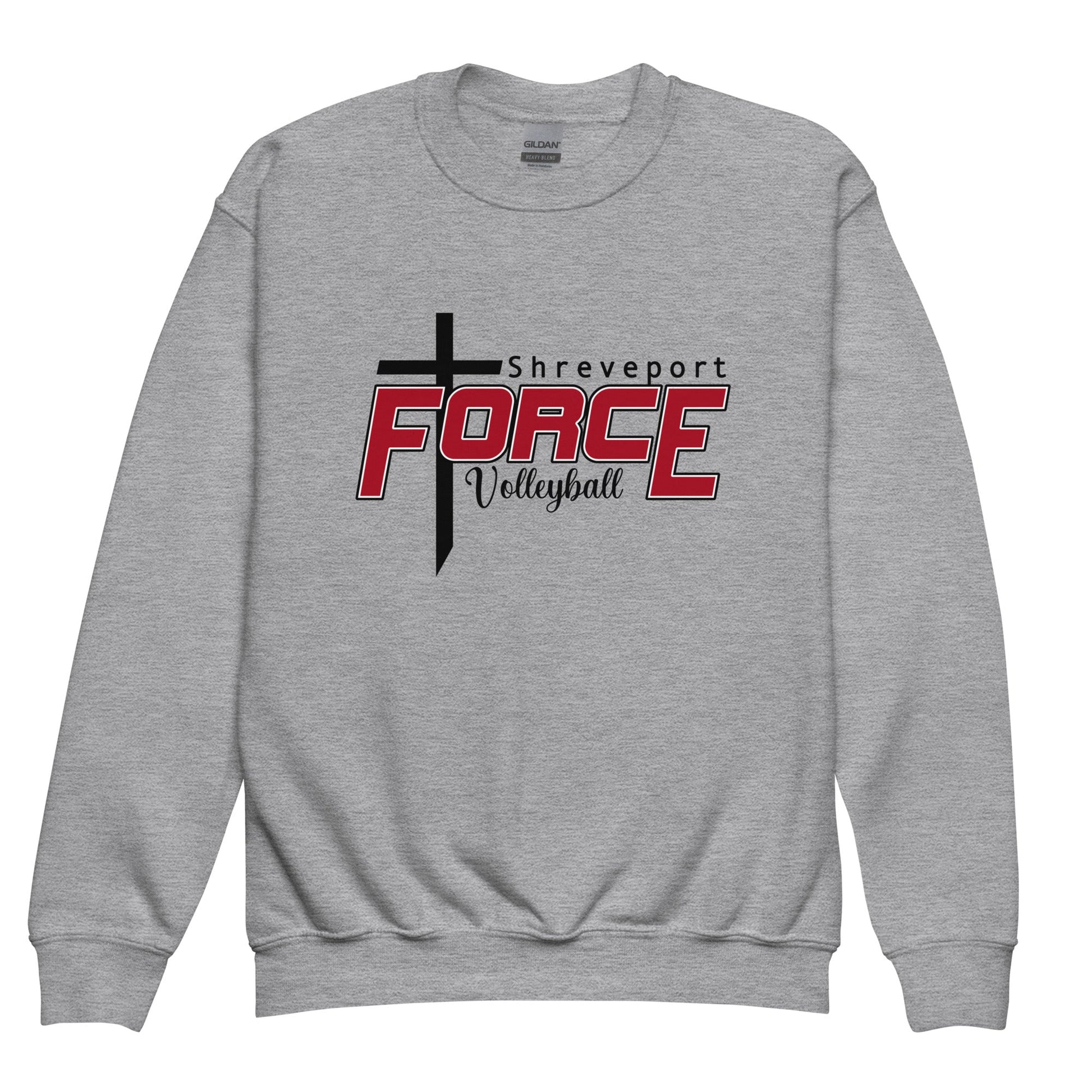 Classic | Youth Sweatshirt | Shreveport Force Volleyball | Crest Logo
