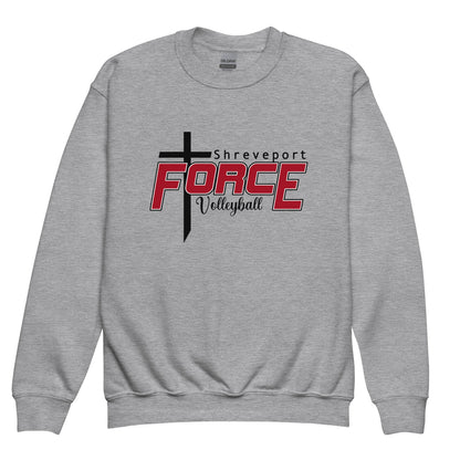 Classic | Youth Sweatshirt | Shreveport Force Volleyball | Crest Logo